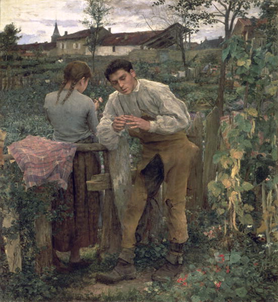 Rural Love, 1882, by Jules Bastien-Lepage